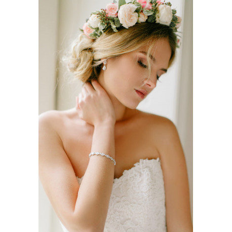 Bransoletka OPHELIA SILVER 18cm