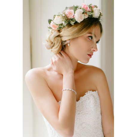 Bransoletka OPHELIA SILVER 18cm
