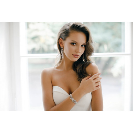 Bransoletka ELVIA SILVER 17.5cm