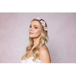 Opaska złota VINE PINK